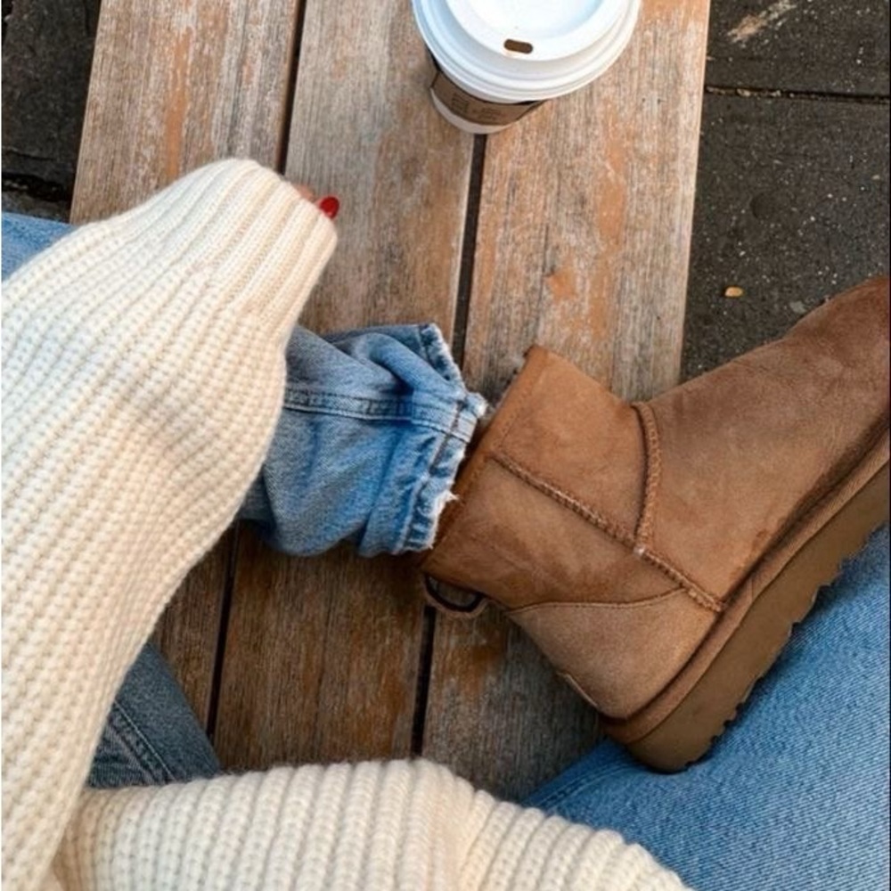 UGG Chestnut Mini Boots - Picture 2 of 16